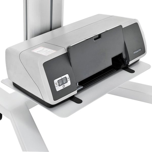 Global Industrial Printer Shelf For  Mobile Height Adjustable Laptop Workstations 670066